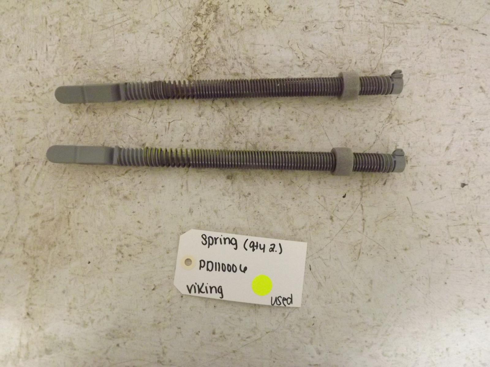 Viking Dishwasher PD110006 Springs (Qty. 2) Used Viking Dishwasher PD110006 Springs (Qty. 2) Used